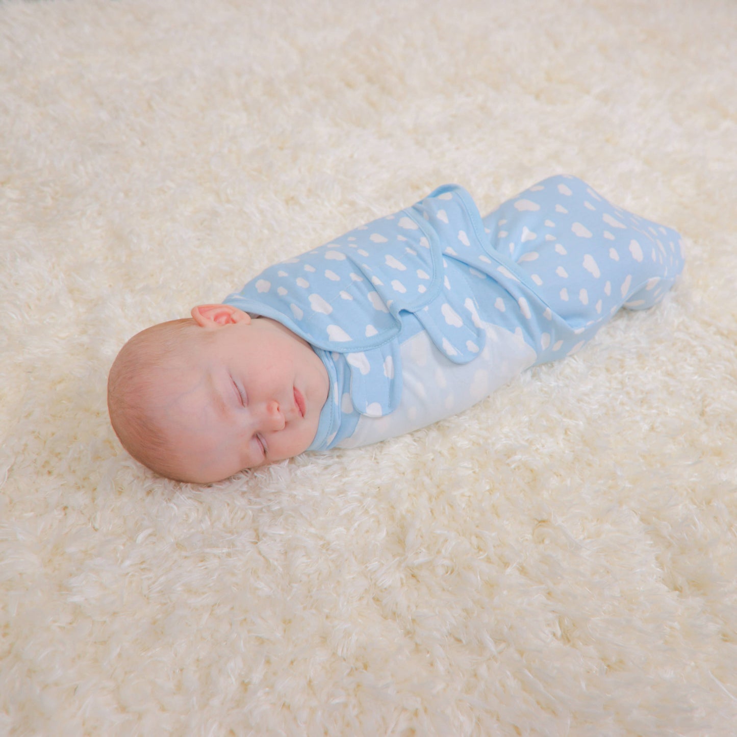 Comfy Cubs - Baby Easy Swaddle Blankets - Pack Of 3 By Comfy Cubs: Small/Medium / Stone/Nomadic Blue/Azul