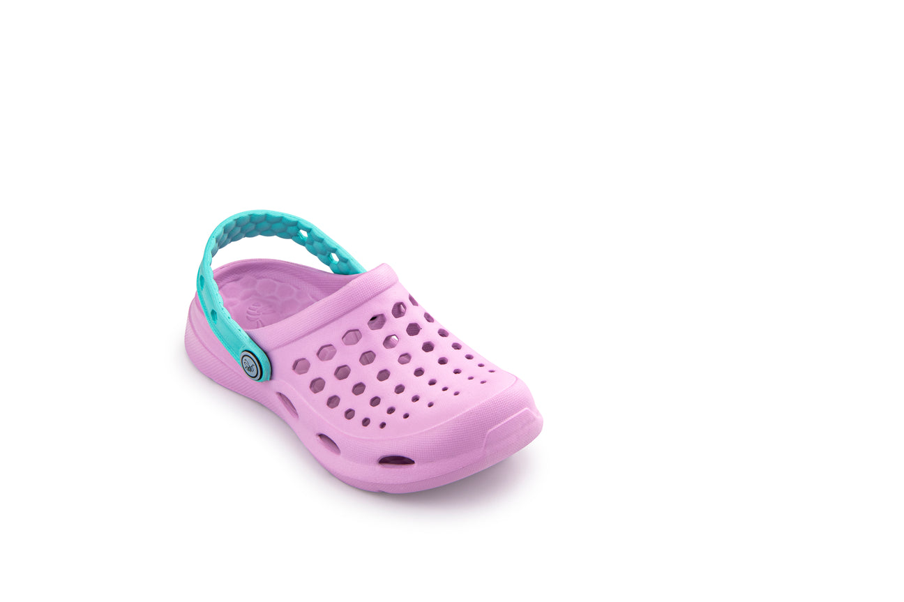 Joybees Kids Active Clog Lavender/Aqua