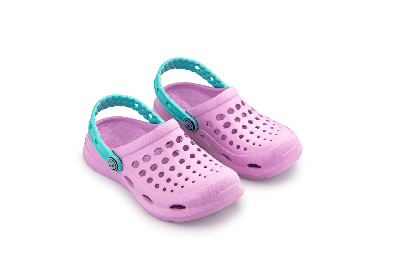 Joybees Kids Active Clog Lavender/Aqua