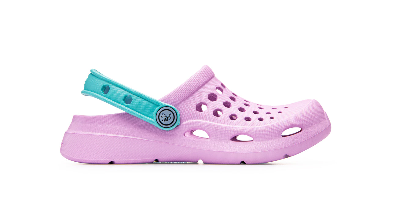 Joybees Kids Active Clog Lavender/Aqua