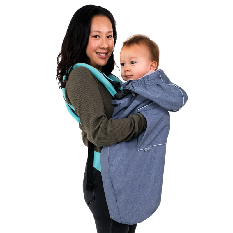 Baby Waterproof Carrier Cover | Heather Grey