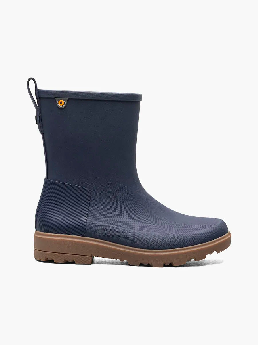 Bogs Holly Jr Mid Kids' Rain Boot Navy