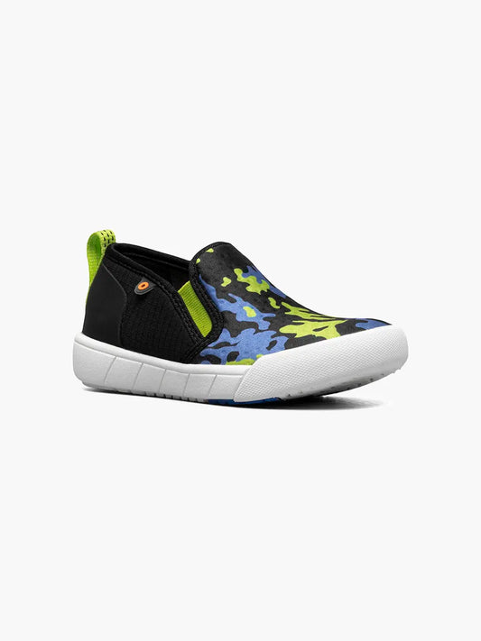 Bogs Kicker Ii Slip On Kids' Shoes Black Multi