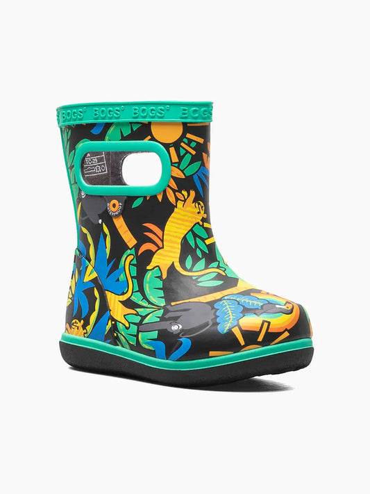 Bogs Skipper II Kids' Rain Boot Jungle Multi