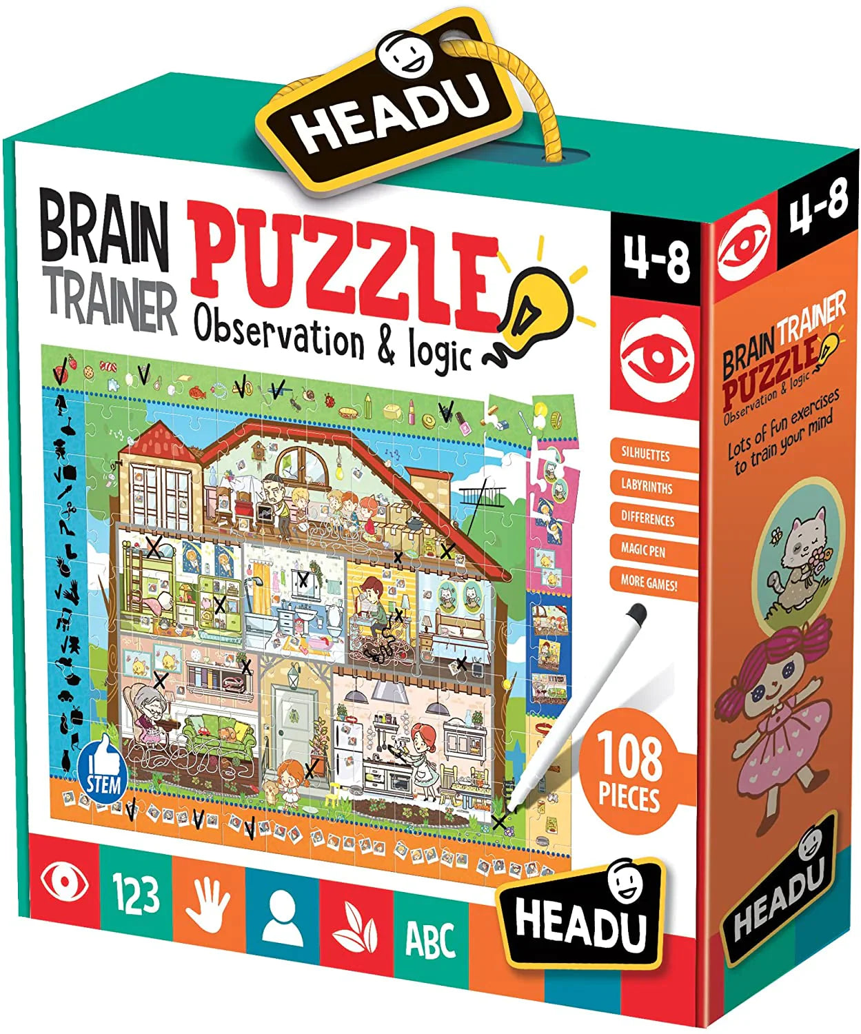 Headu Toys For Children Learning Brain Trainer Puzzle