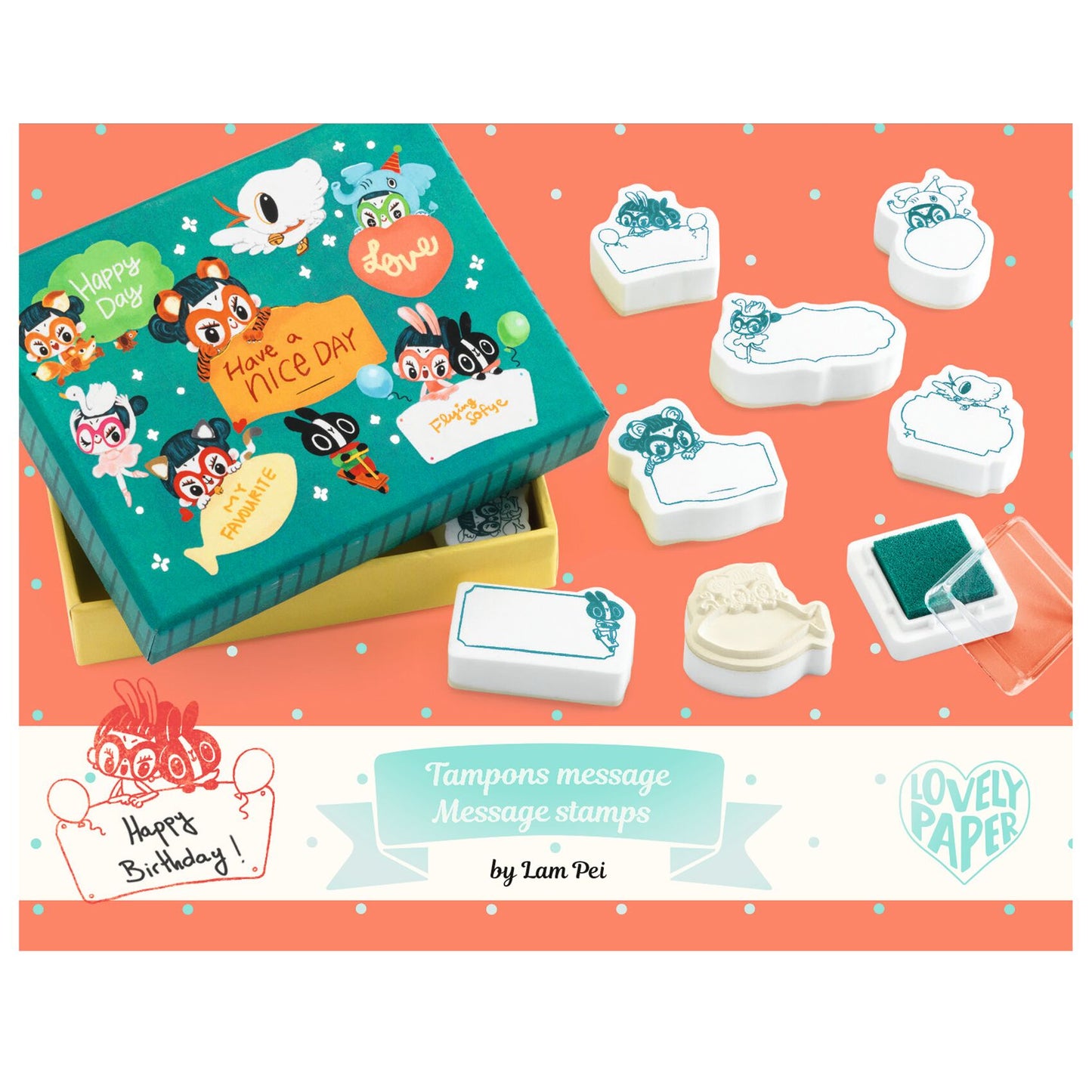 DJeco Stamp set / Lam