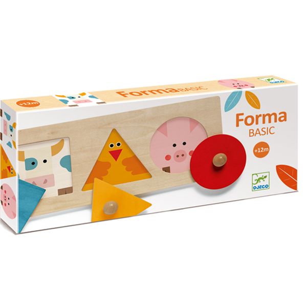 Djeco Forma Basic Wooden Puzzle