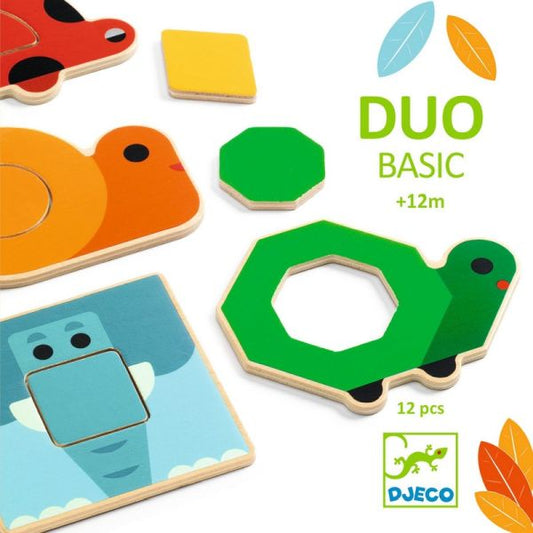 Djeco DuoBasic Wooden Puzzle