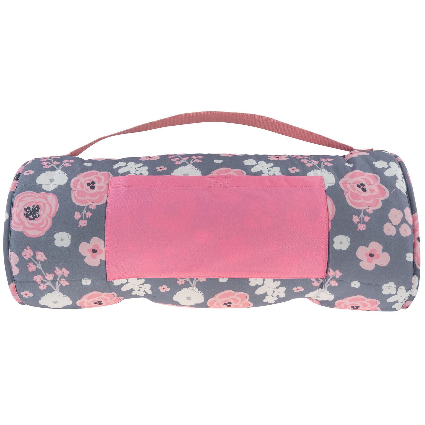 All Over Print Nap Mat Charcoal Flower