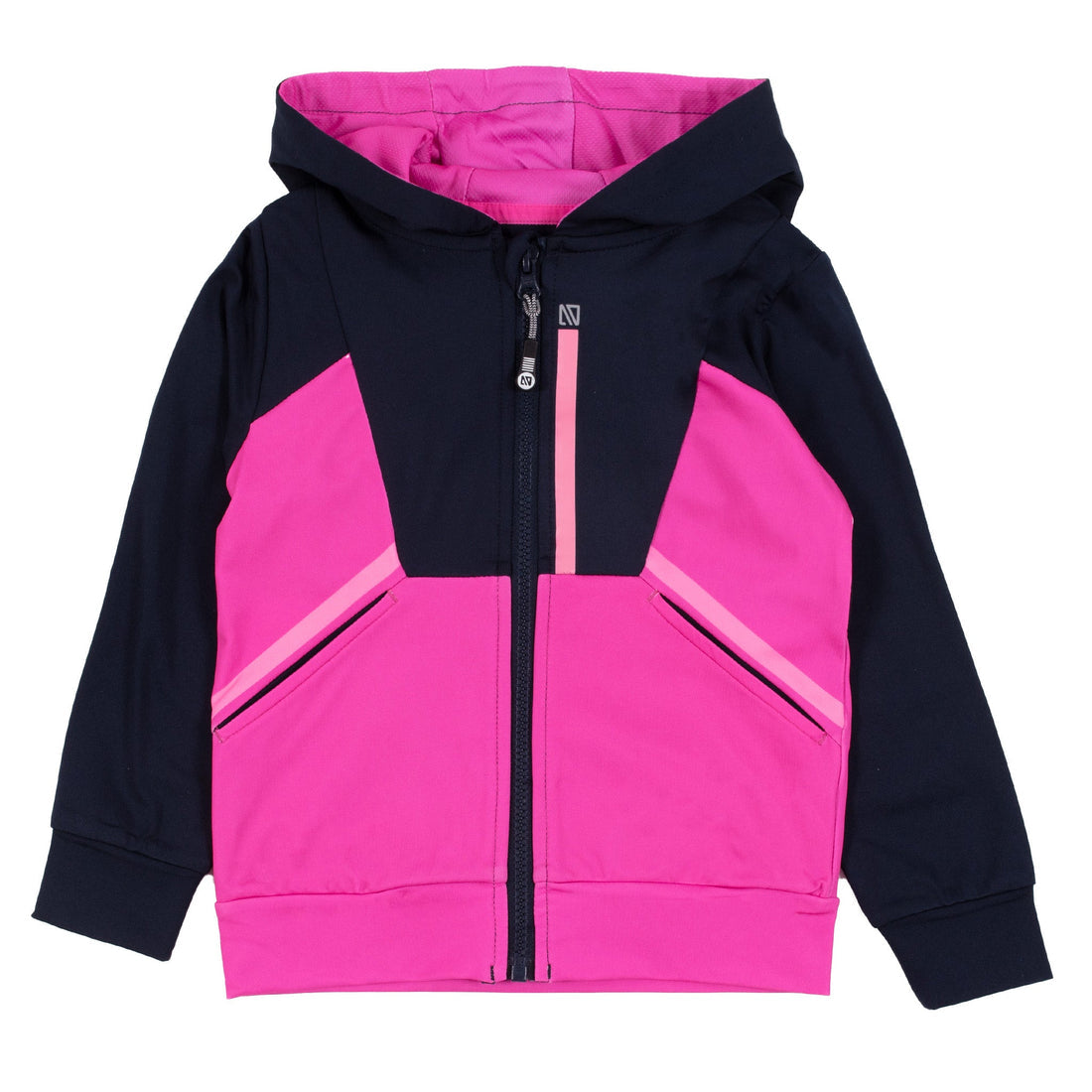 Nano-Girls Navy Athletic Hooded Jacket