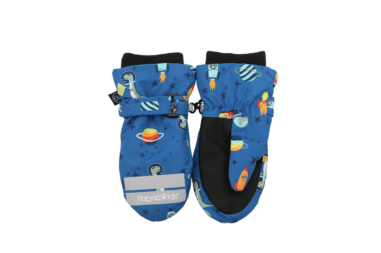 FLAPJACKKIDS - Water Repellent Ski Mittens - Dinosaur