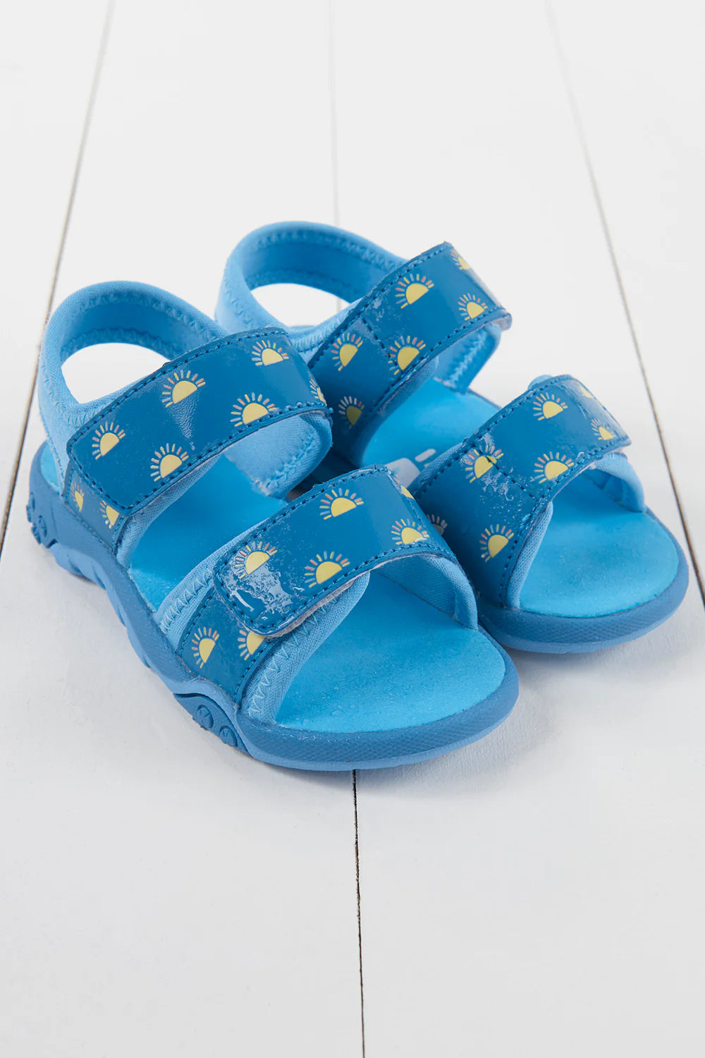 Grass & Air Color Changing Kids Sandal - Cornblue