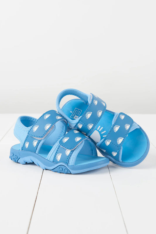 Grass & Air Color Changing Kids Sandal - Cornblue