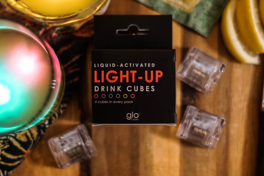 GLO CUBES: PARTY LIQUID-ACTIVATED CUBES (4-PACK)