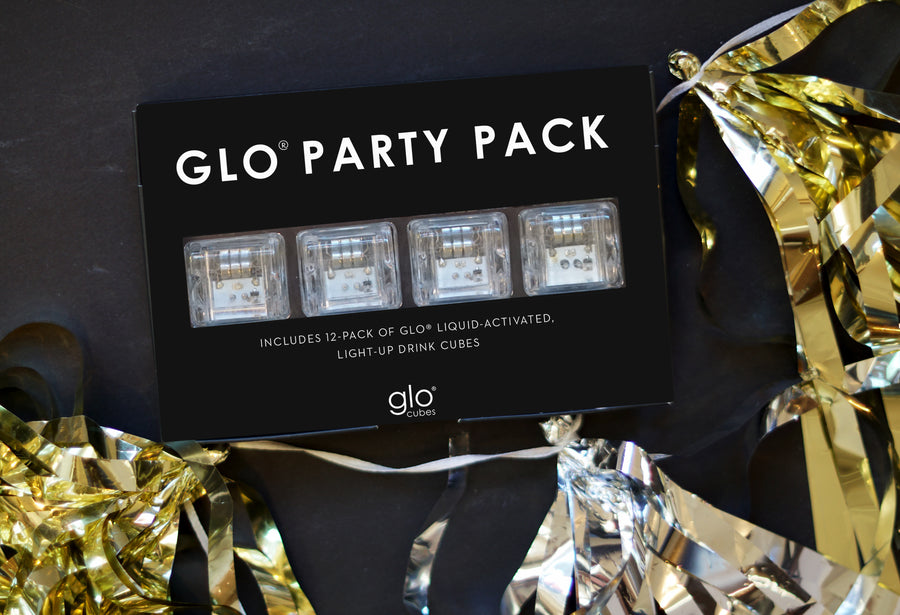 GLO CUBES: PARTY LIQUID-ACTIVATED CUBES (4-PACK)