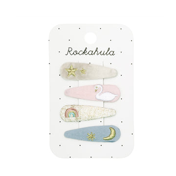 Rockahula: Enchanted Embroidered Clip Set