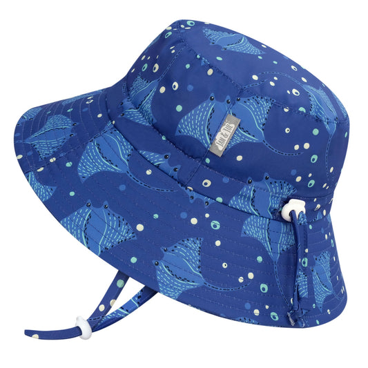 Jan & Jul  Aqua Dry Bucket Hat - Manta Ray