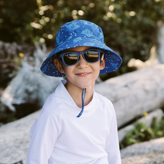 Jan & Jul  Aqua Dry Bucket Hat - Manta Ray