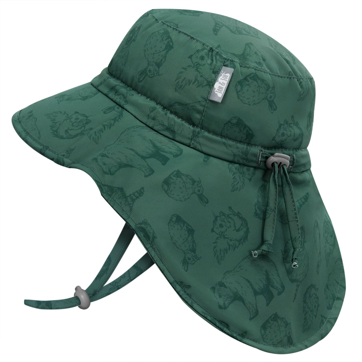 Jan & Jul  Aqua Dry Adventure Hat - Forest Friends