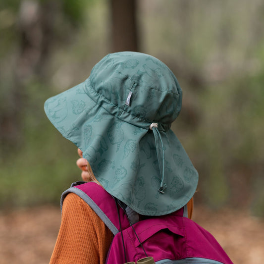 Jan & Jul  Aqua Dry Adventure Hat - Forest Friends