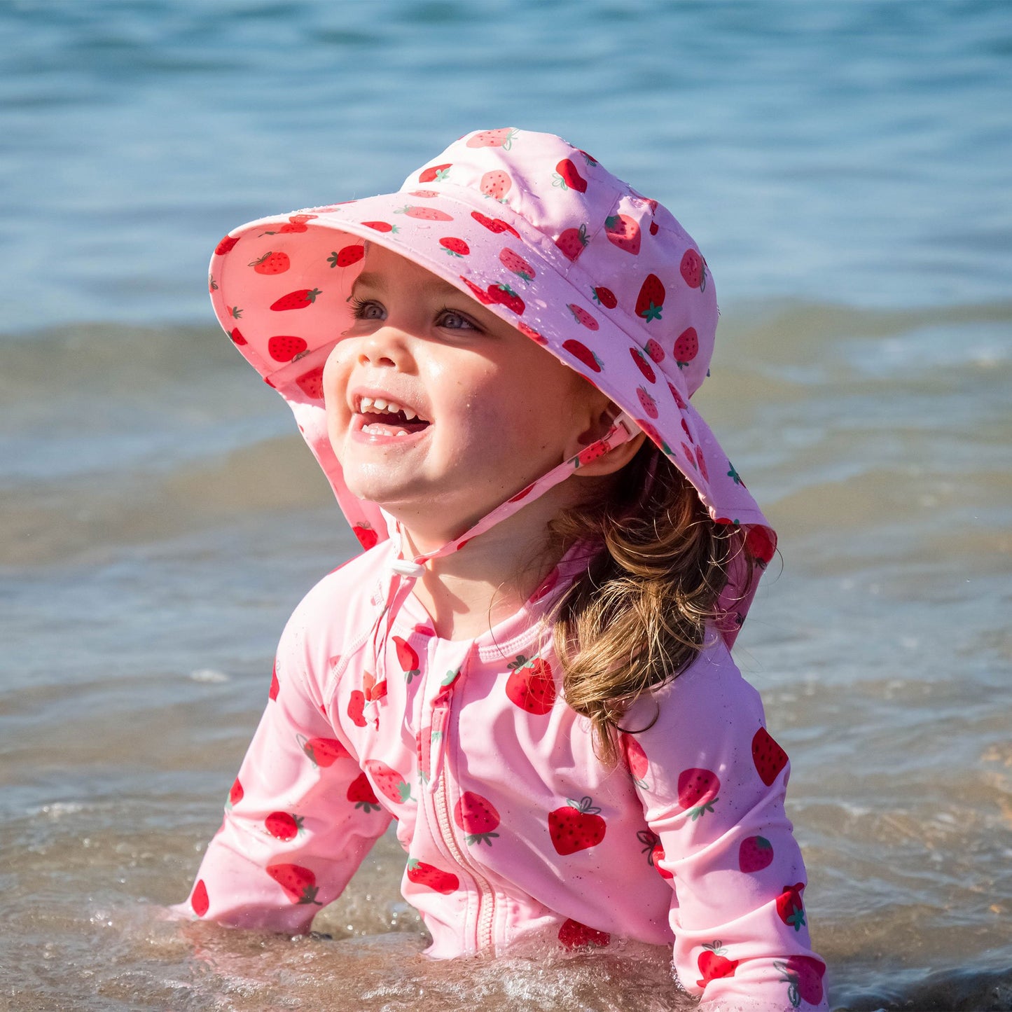 Jan & Jul Aqua Dry Adventure Hat | Pink Strawberry