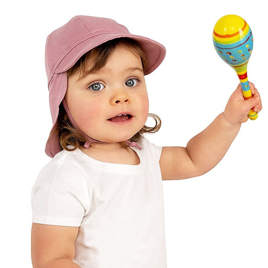 Jan & Jul Sun Soft Baby Cap - Dusty Rose