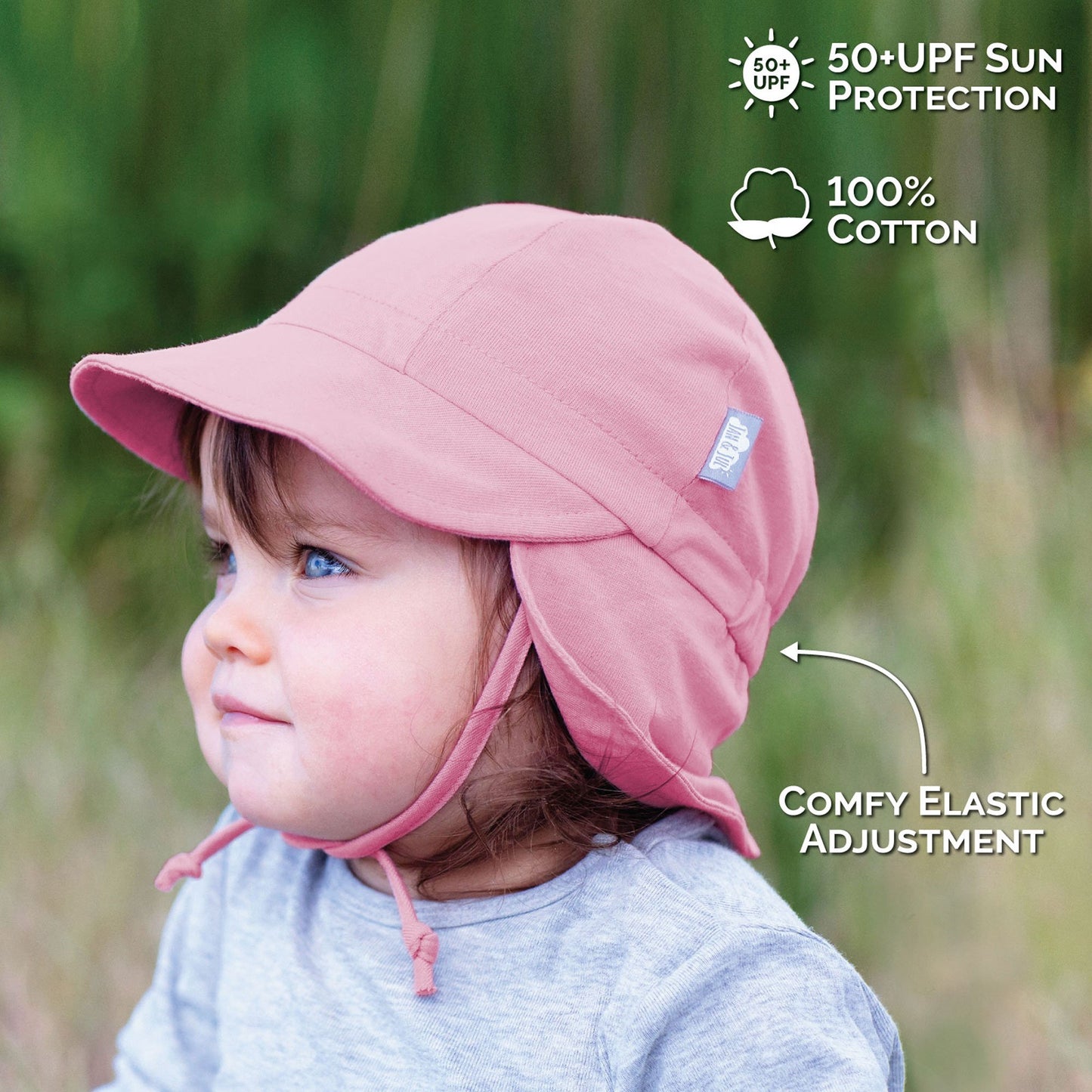 Jan & Jul Sun Soft Baby Cap - Oat