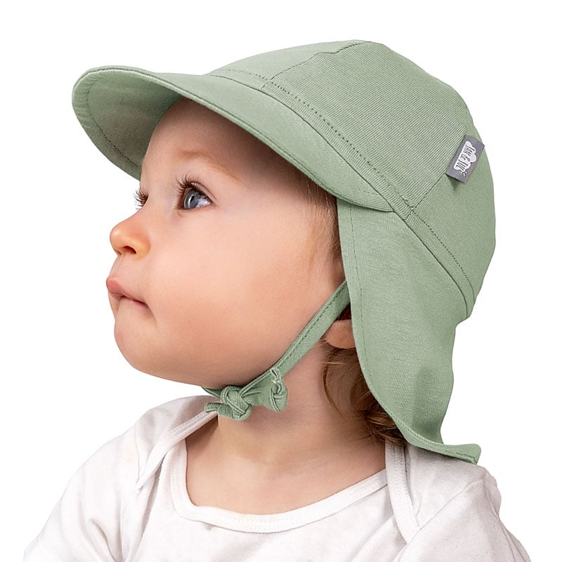 Jan & Jul Sun Soft Baby Cap - Juniper Green