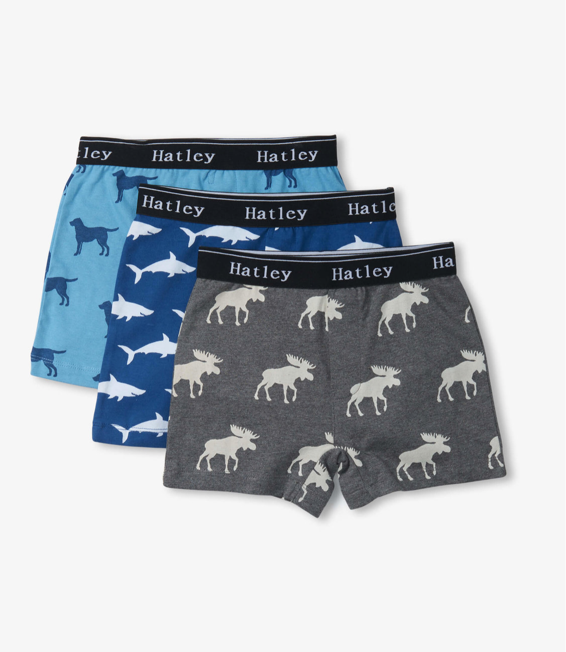 Hatley Silhouette Animals Boys Boxer Brief 3 Pack