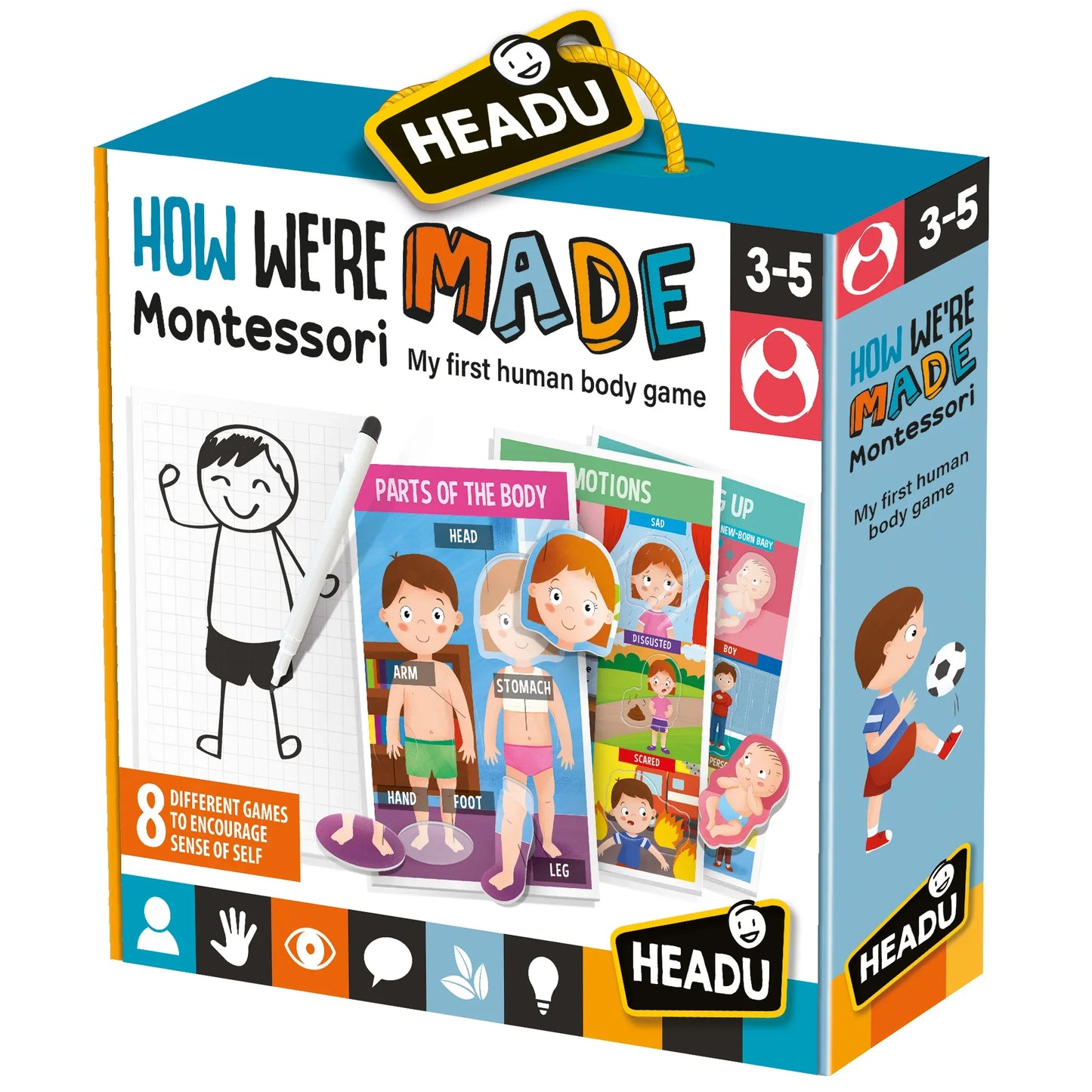 Headu Toys For Children Learning How We Are Made Montessori