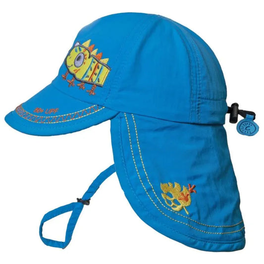 Calikids Boys UV Flap Ball Hat