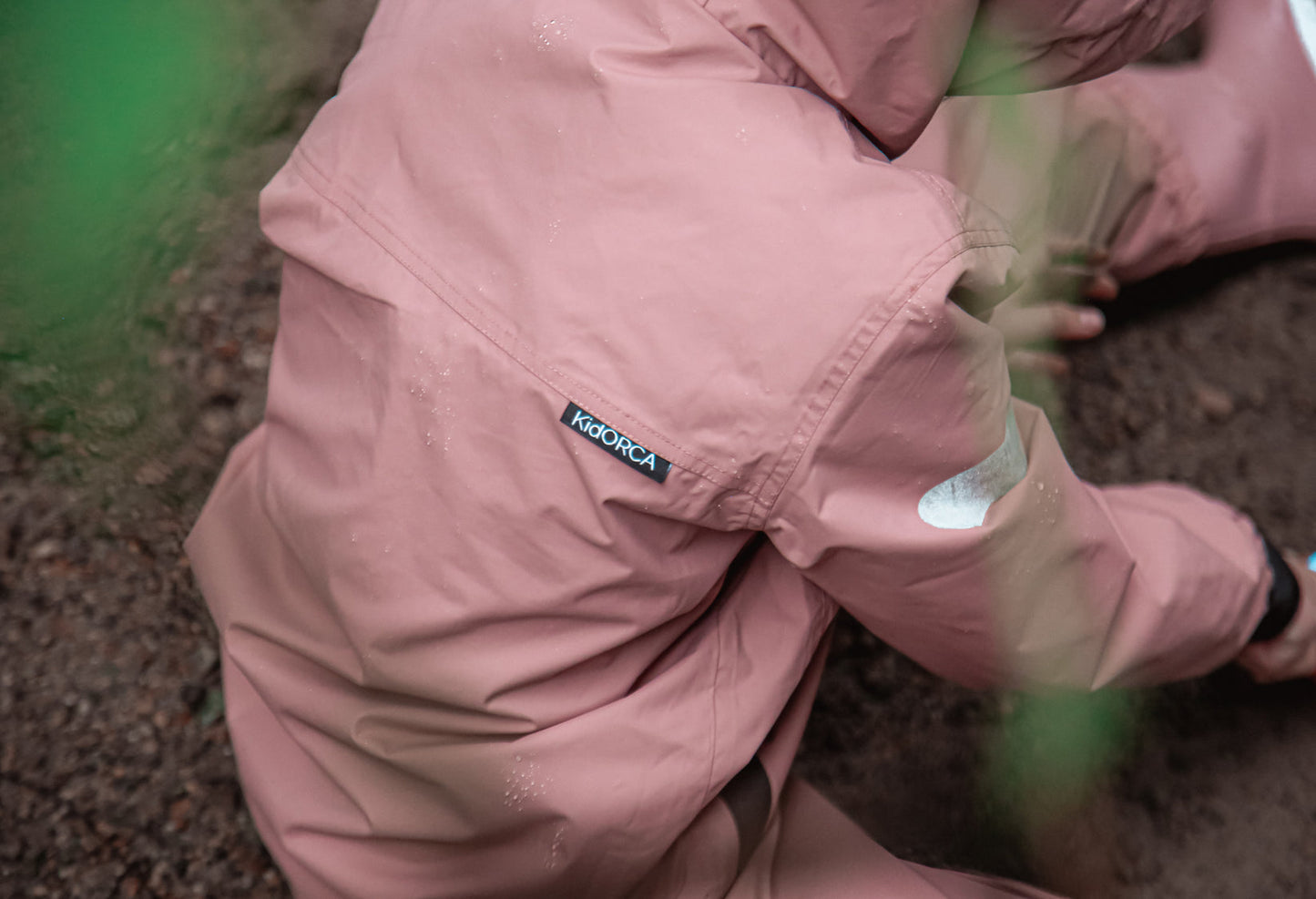 KidORCA Kids Rain Jacket - Ash Rose