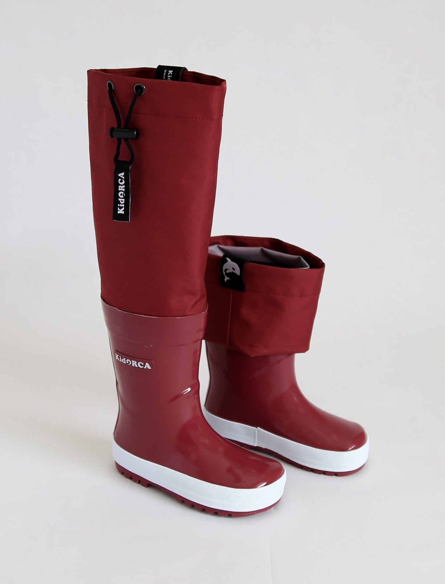 KidORCA Kids Rain Boots with Above Knee Waders