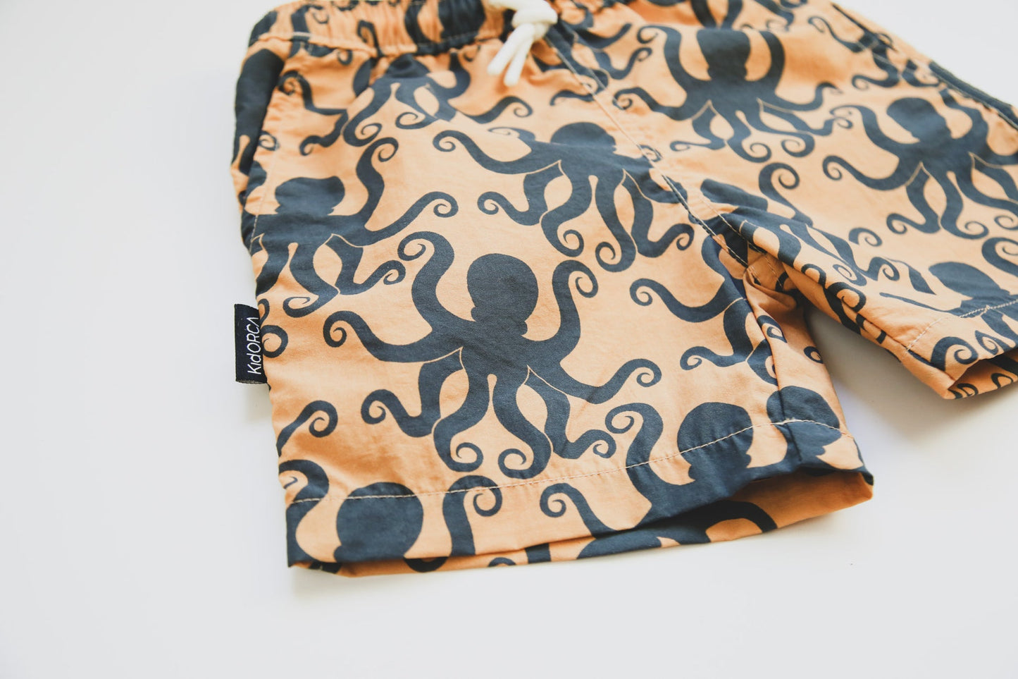 KidORCA Swim Trunks Boy - Octopus/Desert Sand