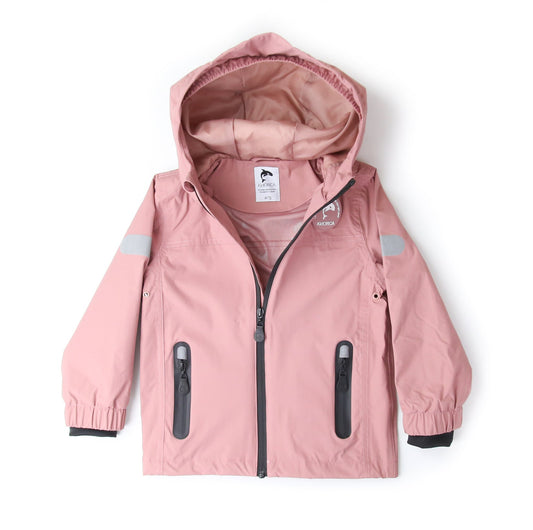 KidORCA Kids Rain Jacket - Ash Rose