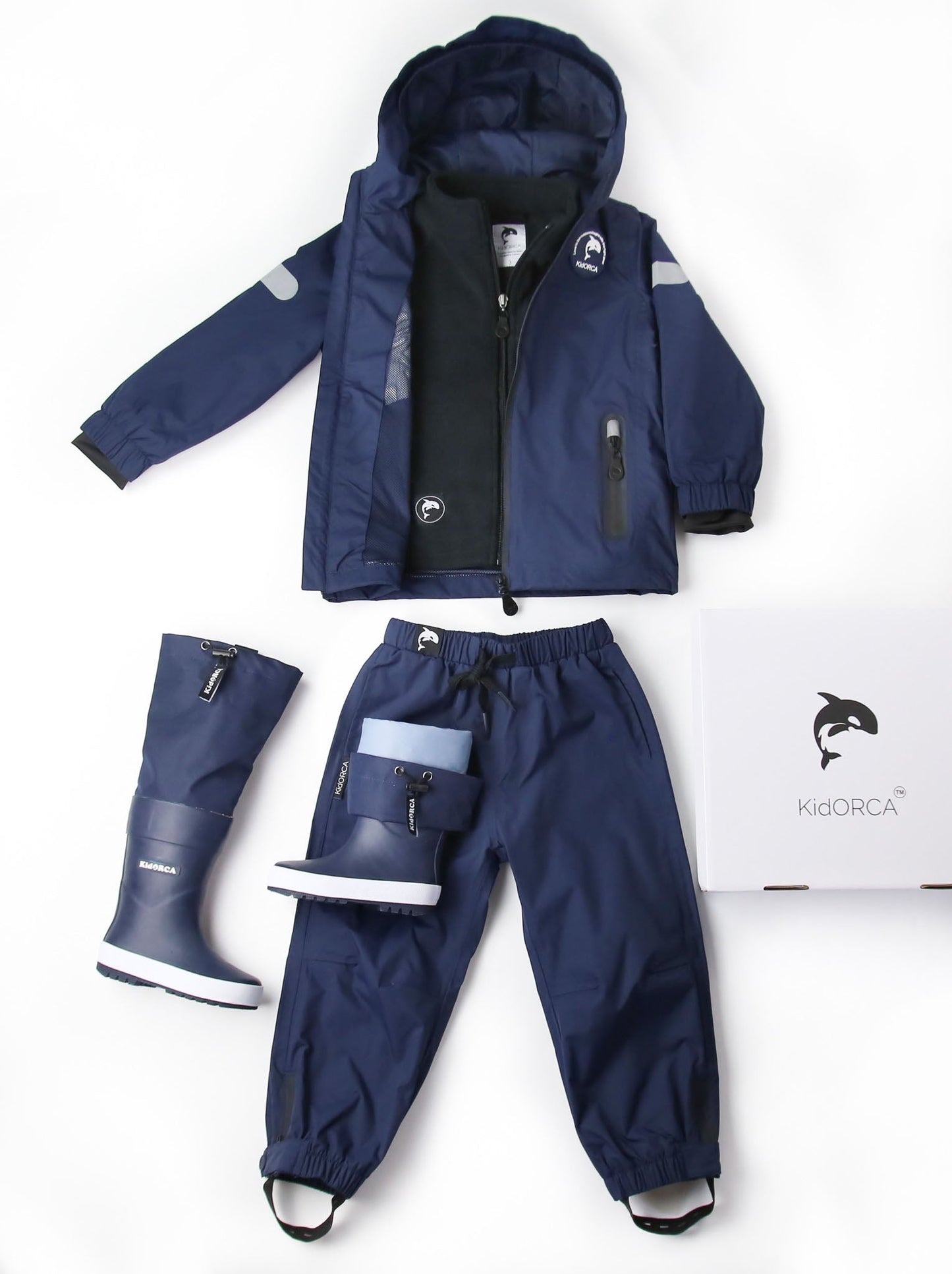 KidORCA Kids Rain Jacket - Merlot