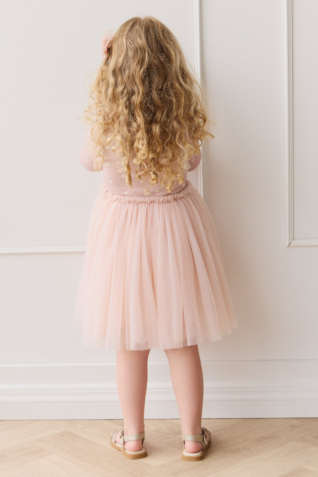 Jamie Kay - Anna Tulle Dress - Petite Heart Old Rose