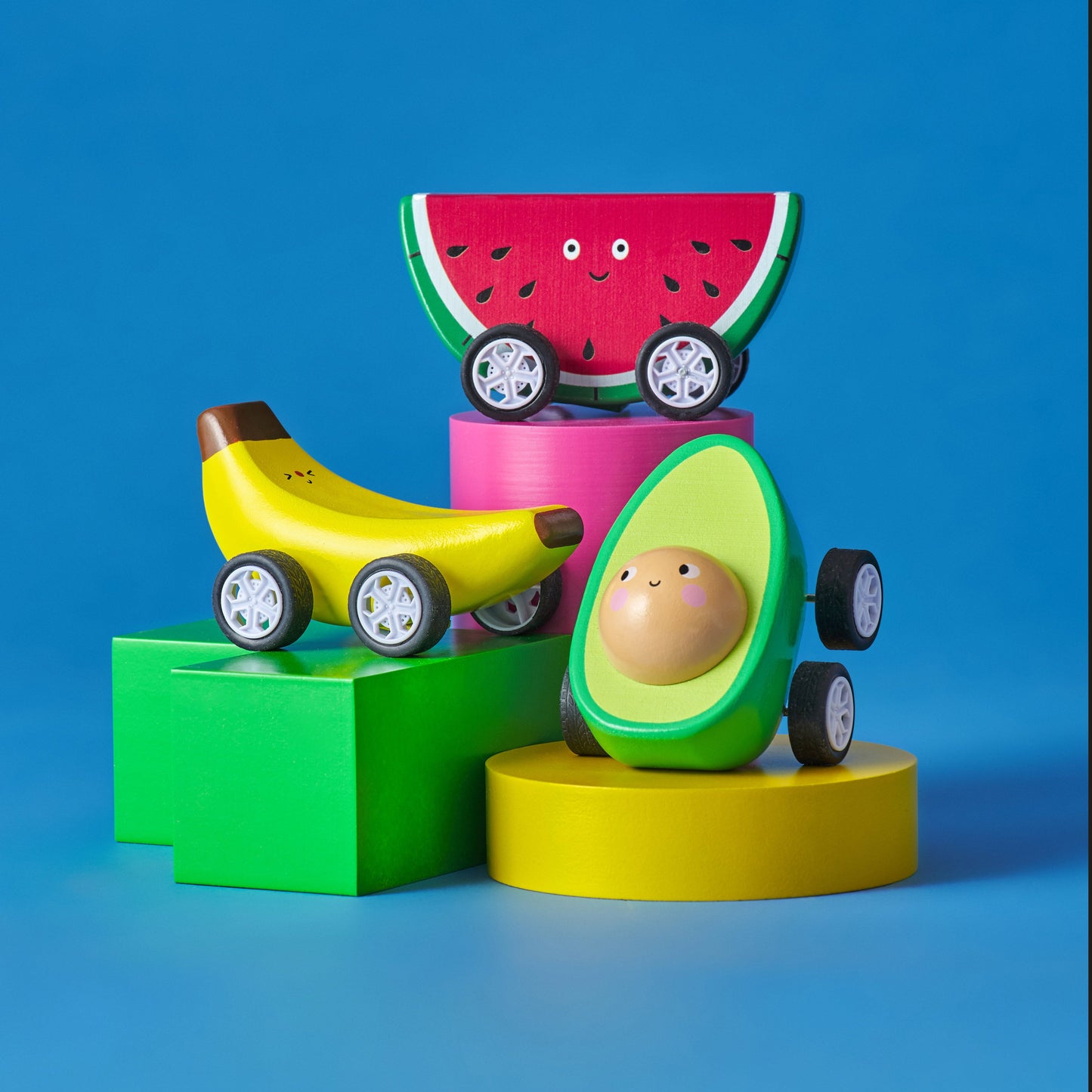 Kidoki Fruit-Fun Pullback Cars