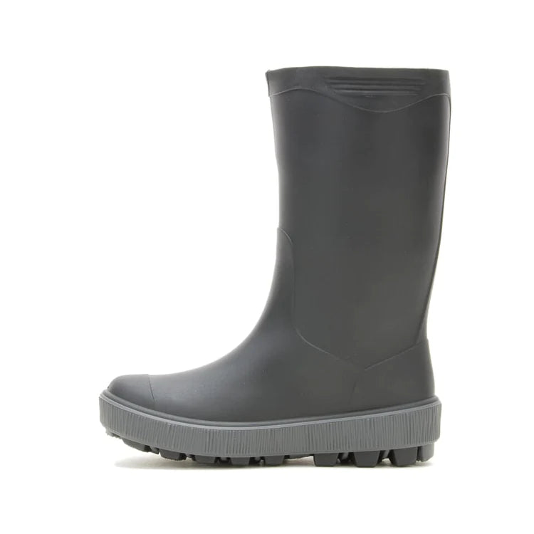 Kamik Riptide Kids' Rain Boot Black/Charcoal