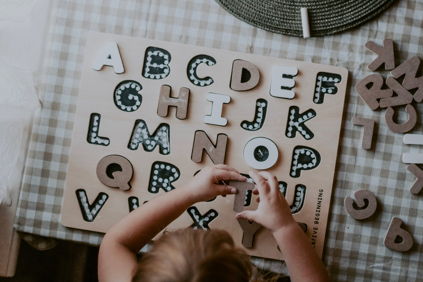 Creative Beginning - Letters Raised Puzzle Uppercase