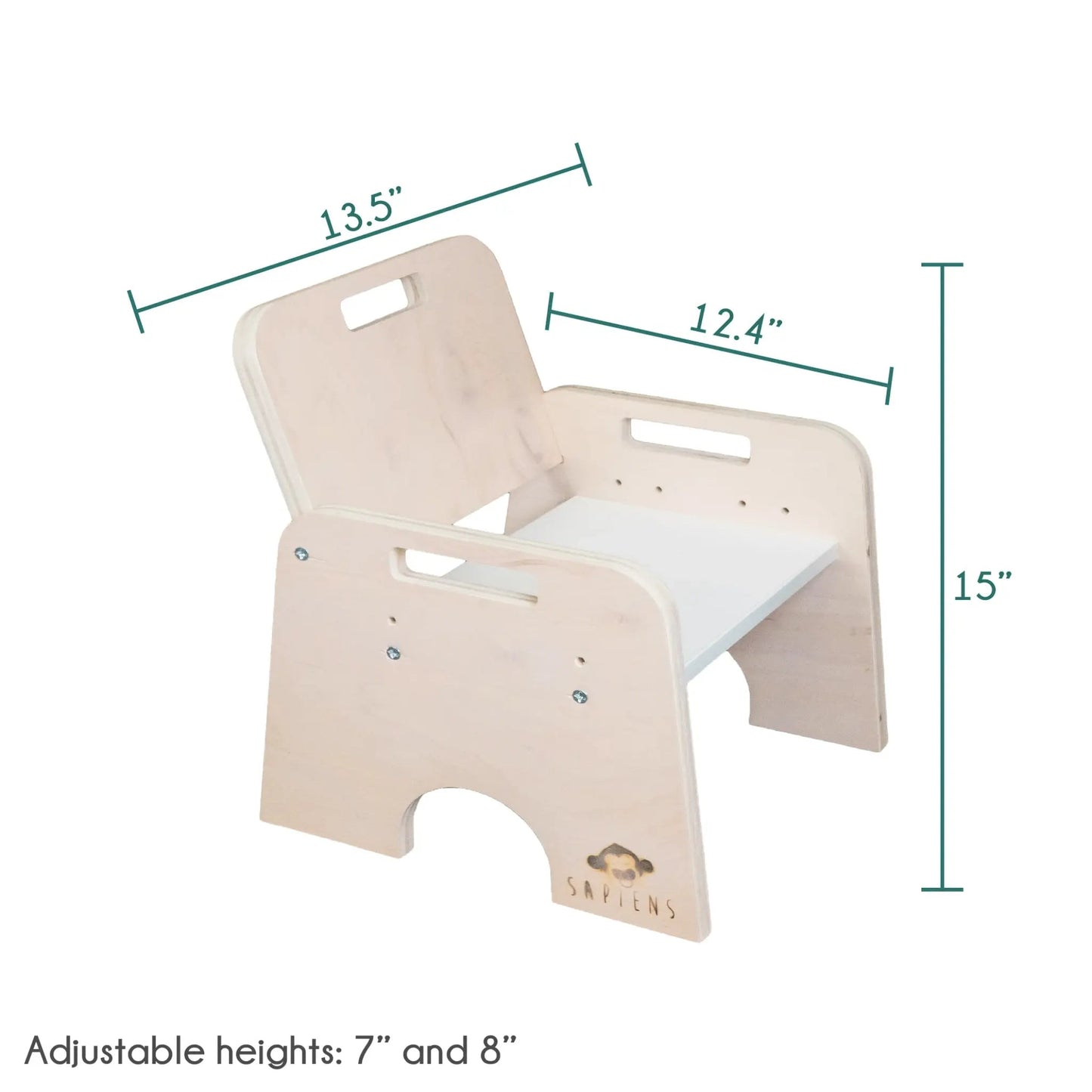 PAPAYA SET - Weaning Montessori Table and Chair Adjustable Height