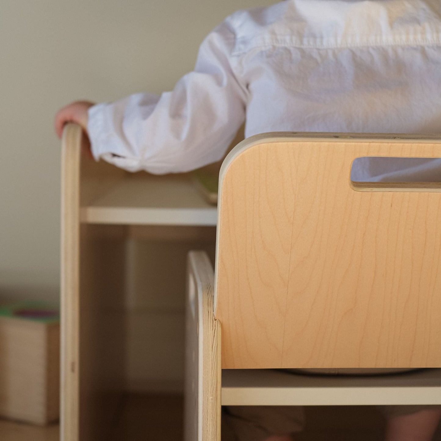 PAPAYA SET - Weaning Montessori Table and Chair Adjustable Height