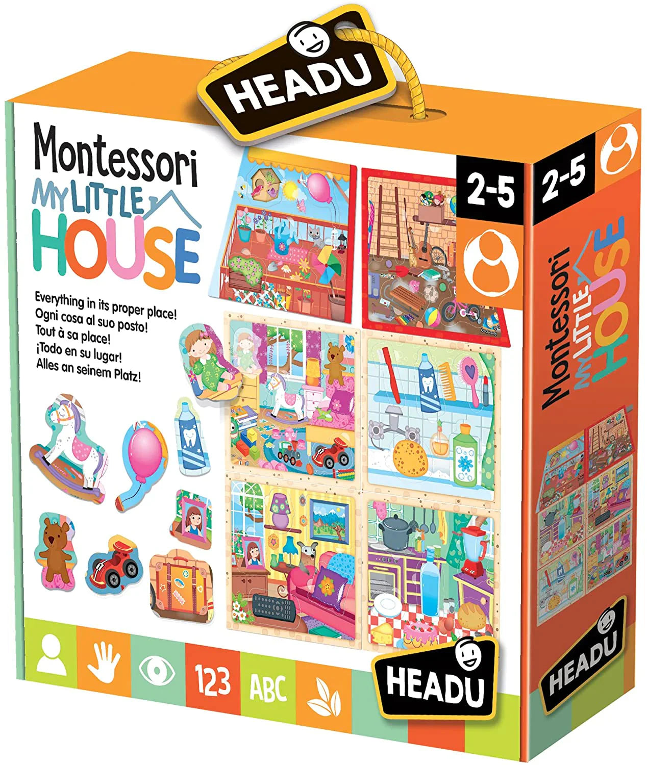 Headu Toys For Children Learning Montessori My Little House