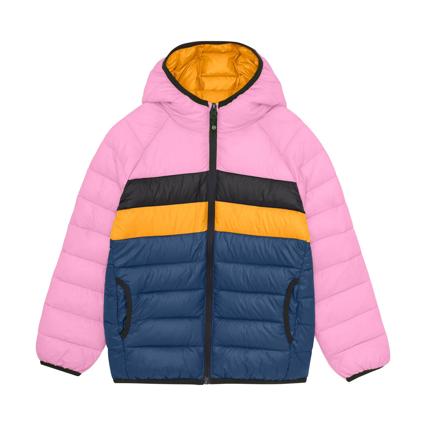 Color Kids Jacket w/Hood Quilted Lilac Chiffon