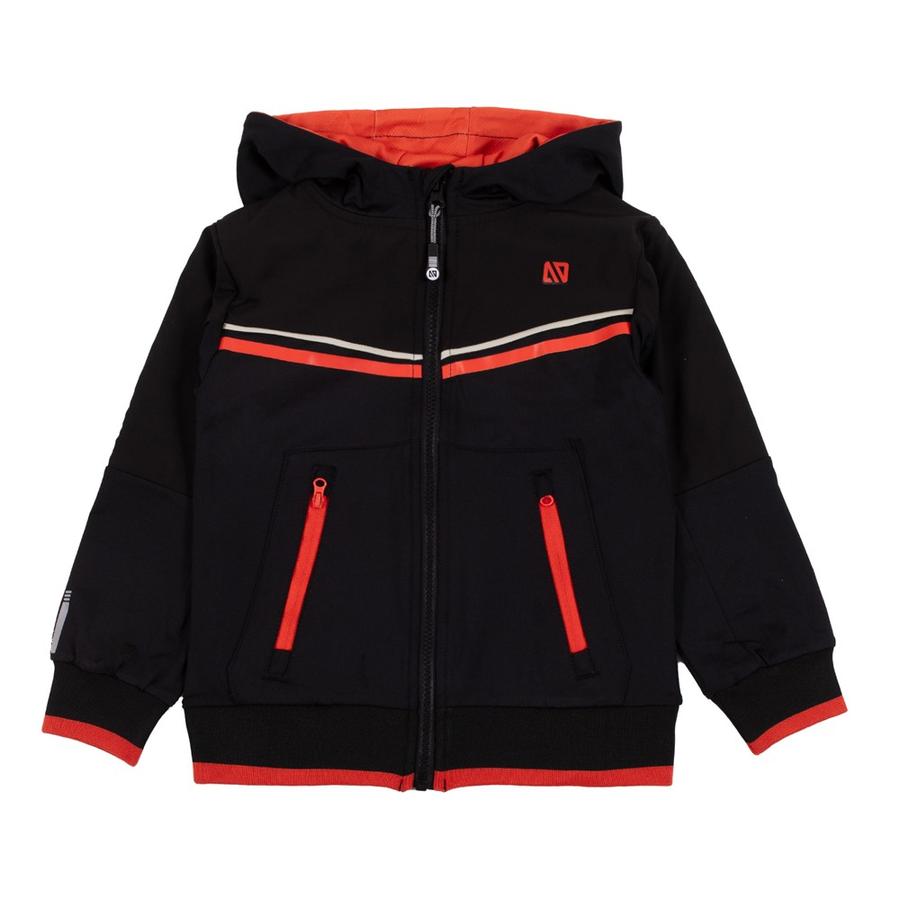 Nano -Boys Black Athletic Hooded Jacket