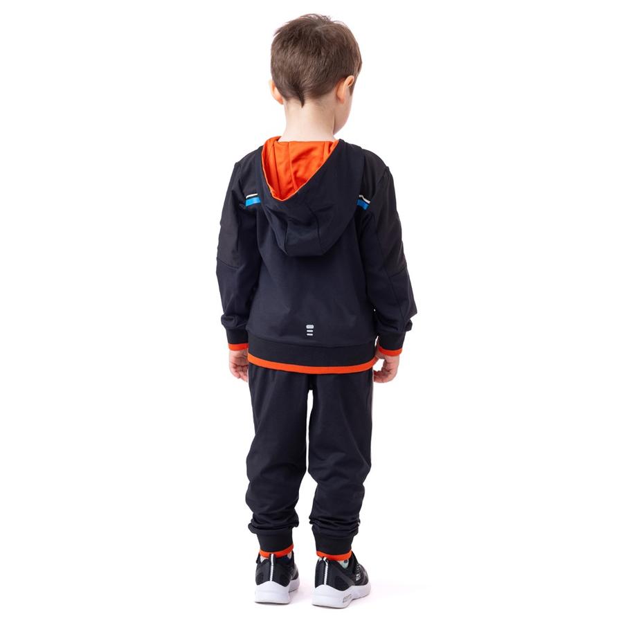 Nano -Boys Black Athletic Hooded Jacket