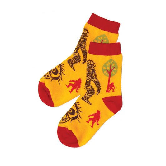 Kids Socks - Sasquatch By Francis Horne Sr.