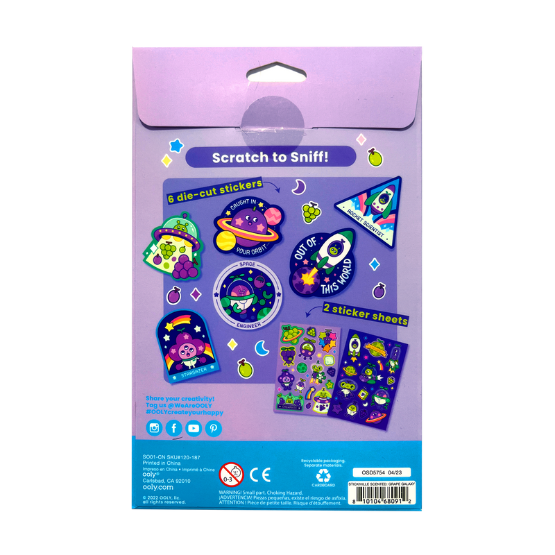 OOLY Stickiville Scented Stickers