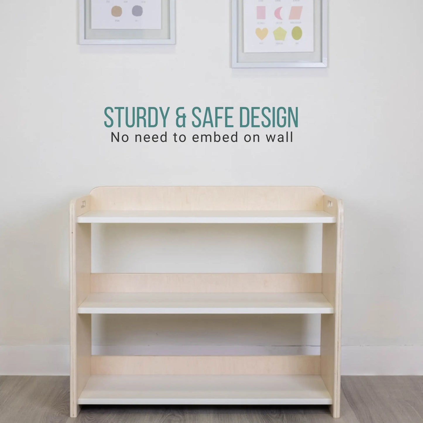 BANANA - Montessori Shelf with Borders