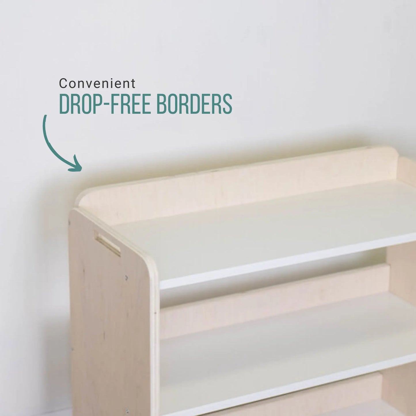 BANANA - Montessori Shelf with Borders